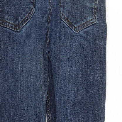 Denim & Co. Mens Blue Cotton Straight Jeans Size 30 in L27 in Regular Button - Pockets