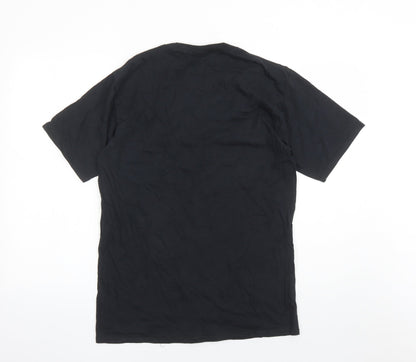 Port & Company Mens Black Cotton T-Shirt Size M Crew Neck - My Favourite Engineer Calls Me Brother