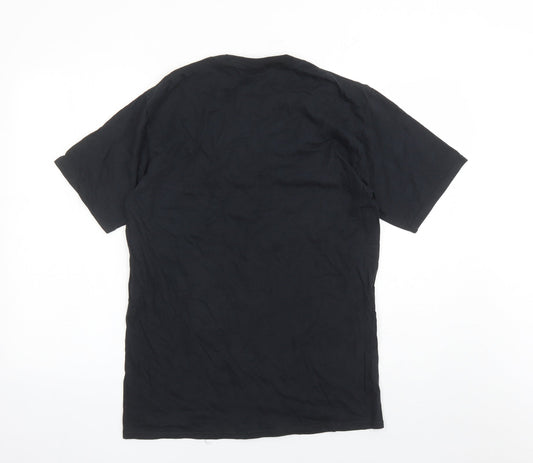 Port & Company Mens Black Cotton T-Shirt Size M Crew Neck - My Favourite Engineer Calls Me Brother
