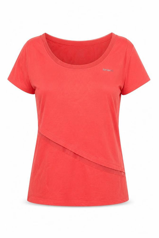 Womens UK Size M Reebok Red  T-Shirt
