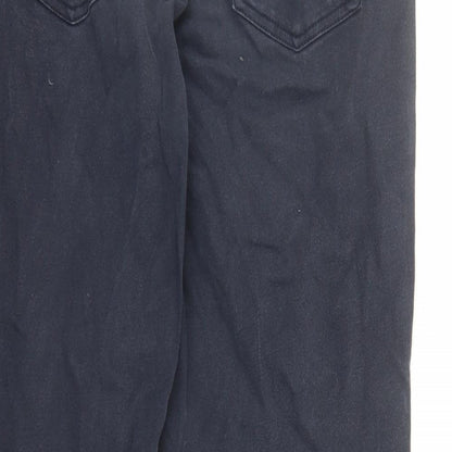 Armando Mens Blue Cotton Straight Jeans Size 30 in L28 in Regular Button