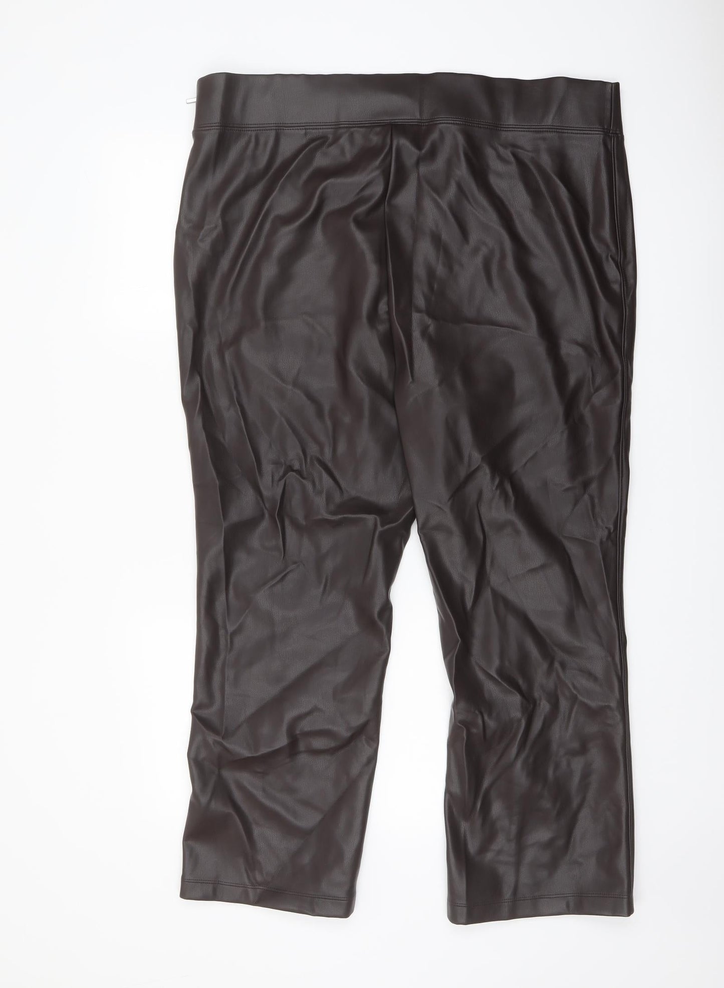 Womens UK Size 20 Marks and Spencer Regular Fit  Brown Trousers