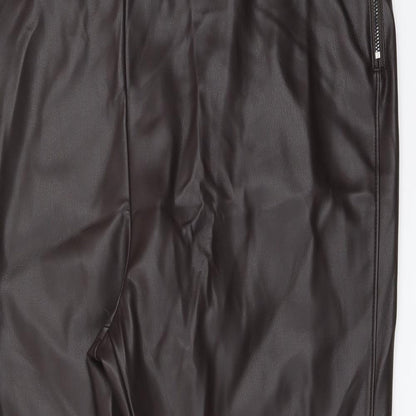 Womens UK Size 20 Marks and Spencer Regular Fit  Brown Trousers