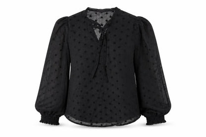 Womens UK Size 8 Marks and Spencer Black Basic Blouse