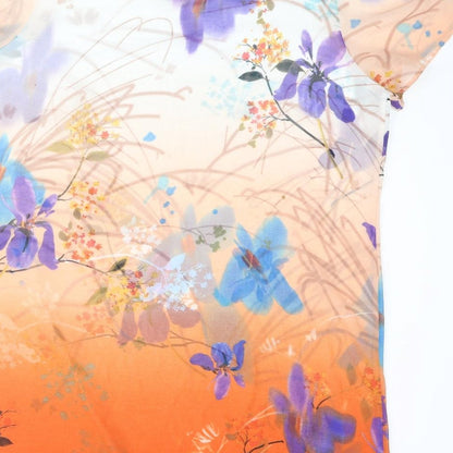 Autograph Womens Multicoloured Floral Polyester Cover Up Size 18 - Semi Sheer