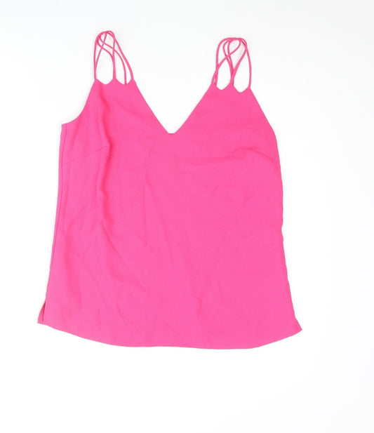 Womens UK Size 10 Coast Pink Camisole Blouse