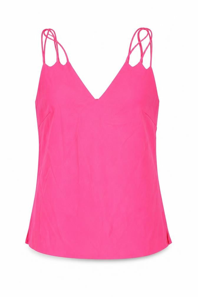 Womens UK Size 10 Coast Pink Camisole Blouse