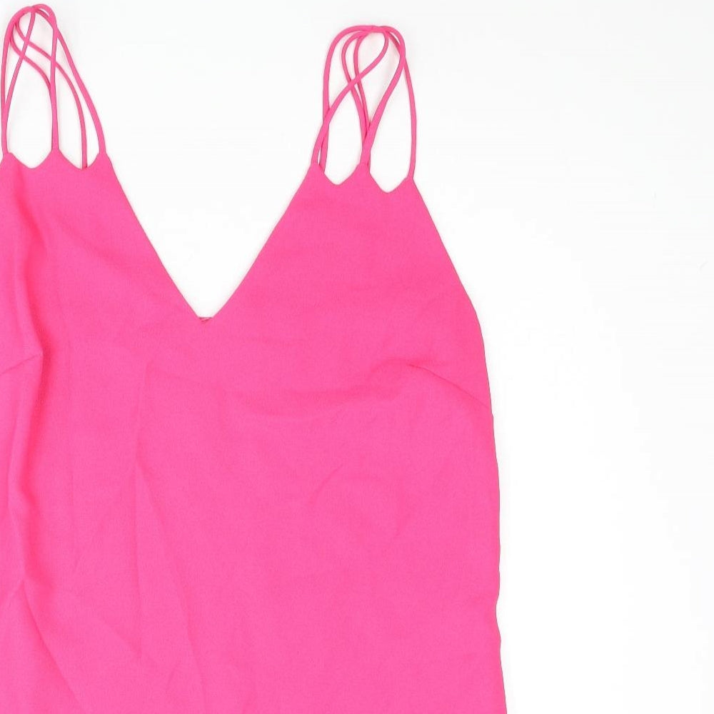 Womens UK Size 10 Coast Pink Camisole Blouse