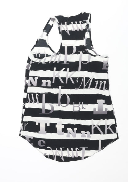 Womens UK Size 6 River Island Black Camisole Tank
