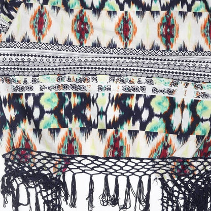 Womens UK Size 14 Only Multicoloured Kimono Blouse