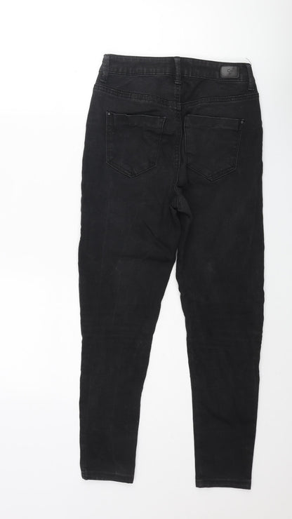 Womens UK Size 25 in Celebrity Pink Regular Fit Skinny Black Jeans