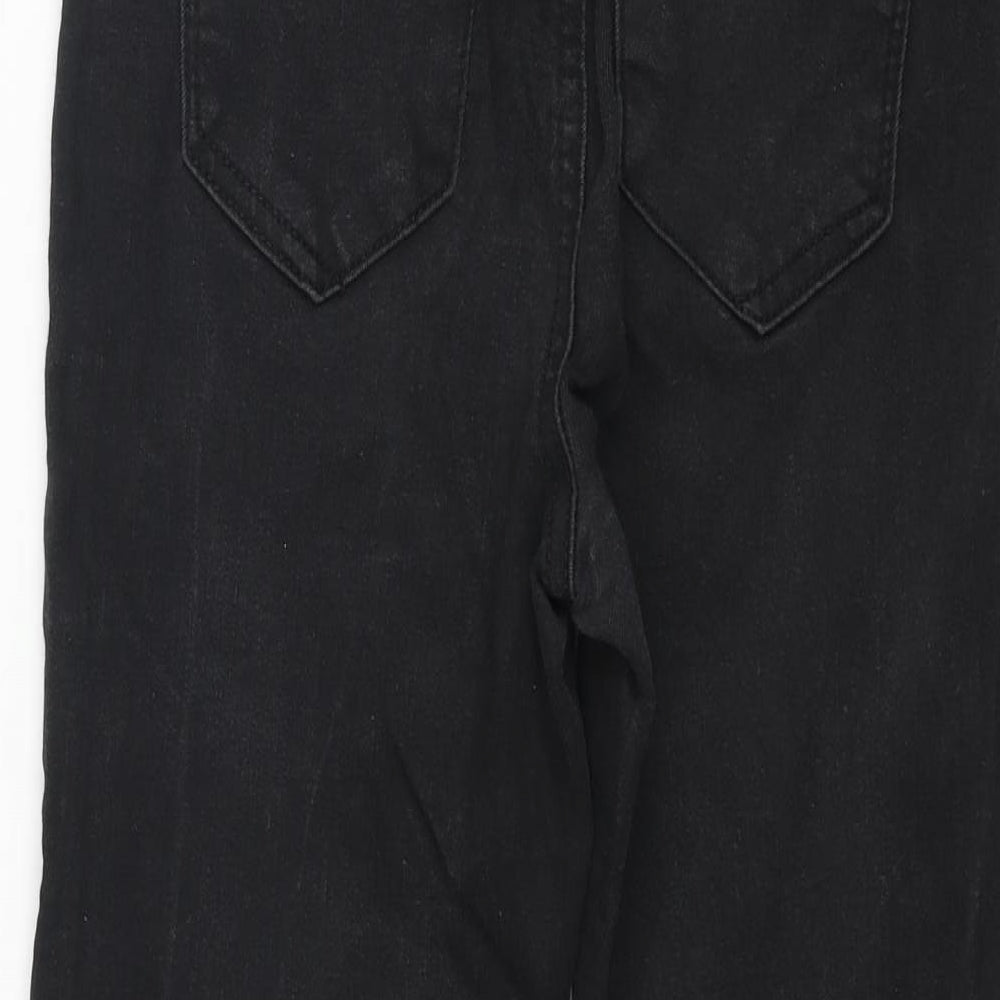 Womens UK Size 25 in Celebrity Pink Regular Fit Skinny Black Jeans