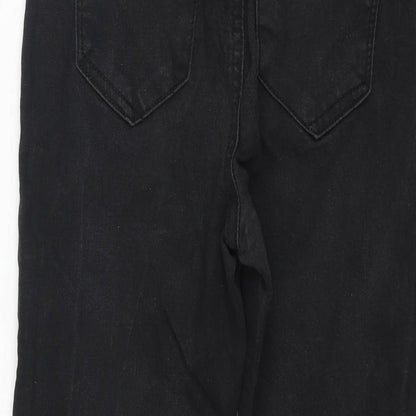 Womens UK Size 25 in Celebrity Pink Regular Fit Skinny Black Jeans