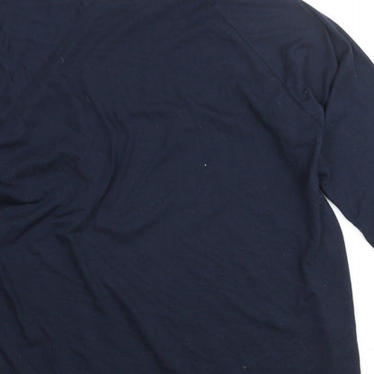 Womens UK Size 14 DASH Blue Basic Blouse