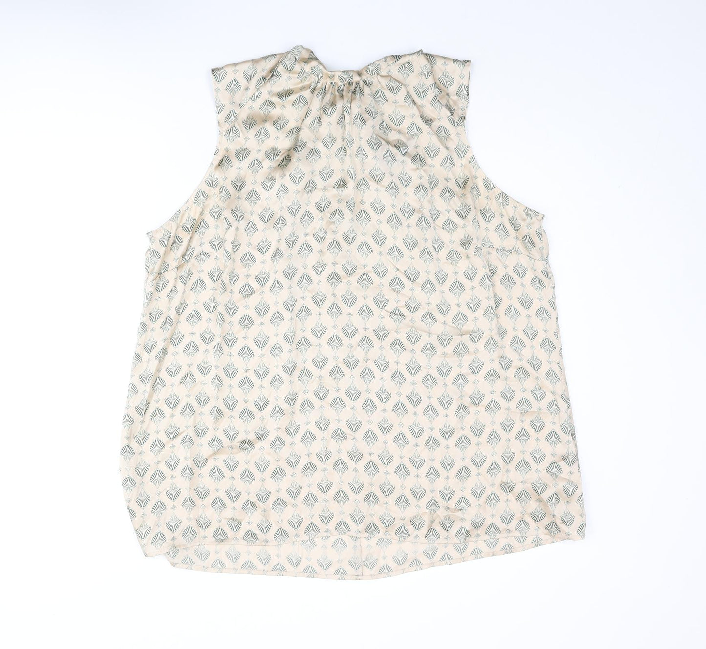 Womens UK Size 22 NEXT Beige Camisole Blouse