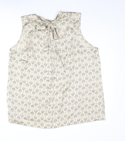 Womens UK Size 22 NEXT Beige Camisole Blouse