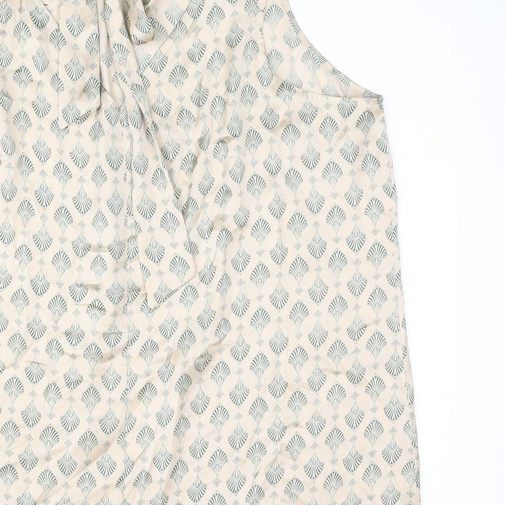 Womens UK Size 22 NEXT Beige Camisole Blouse