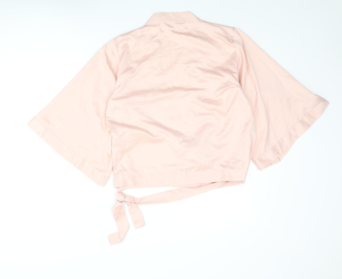 Womens UK Size M H&M Pink Kimono Blouse
