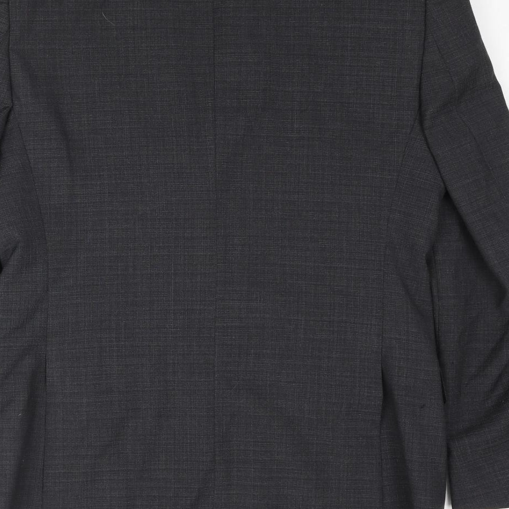 Mens UK Size M Simon Carter Regular Grey Suit Jacket