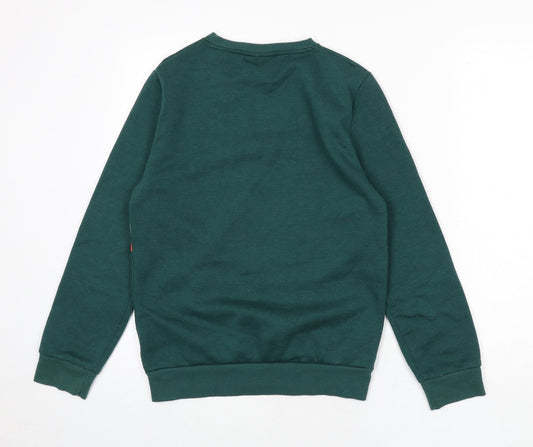 Womens UK Size 6 Disney Green Pullover Sweatshirt