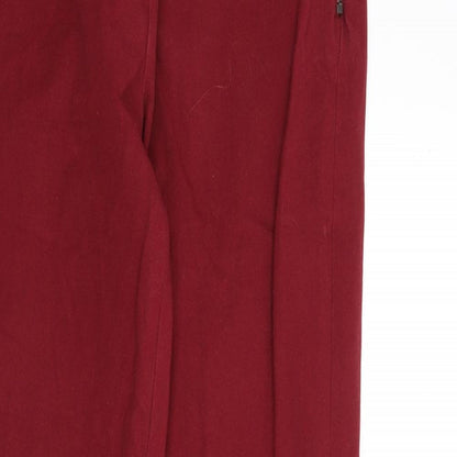 French Connection Womens Red Cotton Skinny Jeans Size 10 L26 in Regular Zip