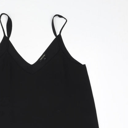 Womens UK Size 10 River Island Black Camisole Tank