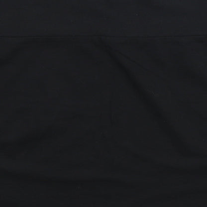 Marks and Spencer Womens Black Cotton Bandage Skirt Size 12