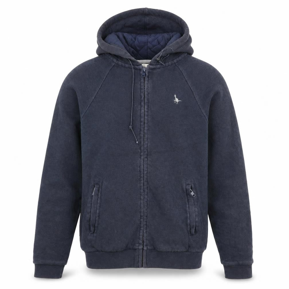 Mens UK Size XS Jack Wills Blue Full Zip Hoodie
