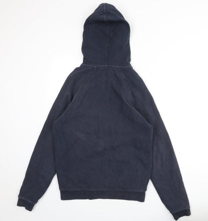 Mens UK Size XS Jack Wills Blue Full Zip Hoodie