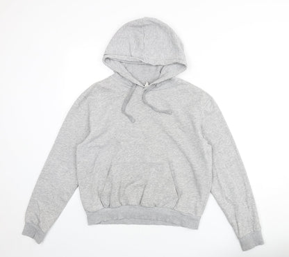 Womens UK Size S Divided by H&M Grey Pullover Hoodie