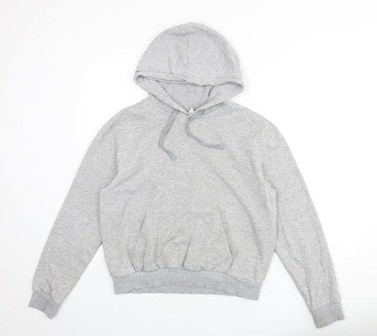 Womens UK Size S Divided by H&M Grey Pullover Hoodie