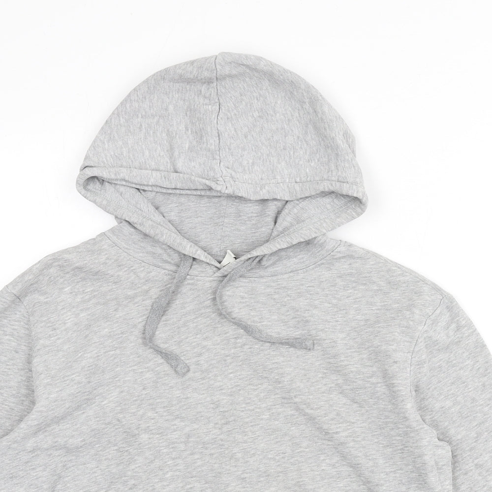 Womens UK Size S Divided by H&M Grey Pullover Hoodie