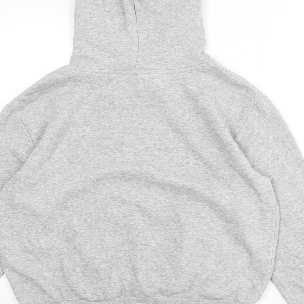 Womens UK Size S Divided by H&M Grey Pullover Hoodie