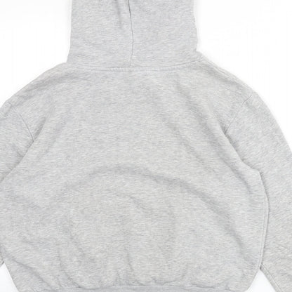 Womens UK Size S Divided by H&M Grey Pullover Hoodie