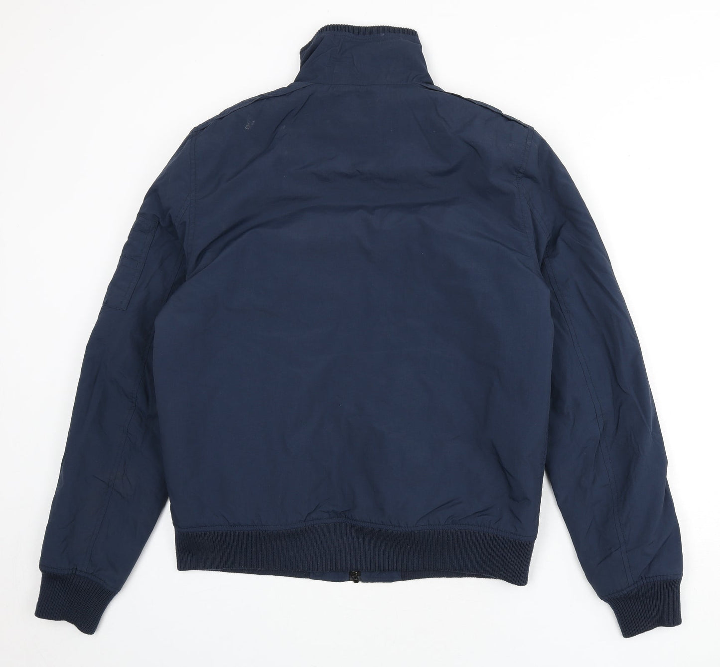 ASOS Mens Blue Bomber Jacket Jacket Size M Zip