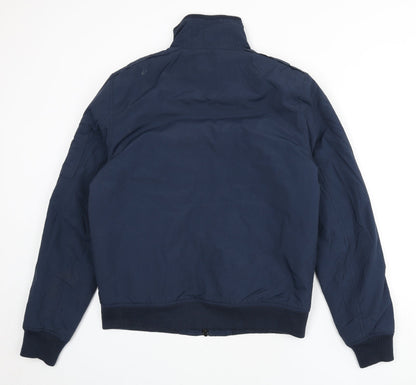 ASOS Mens Blue Bomber Jacket Jacket Size M Zip