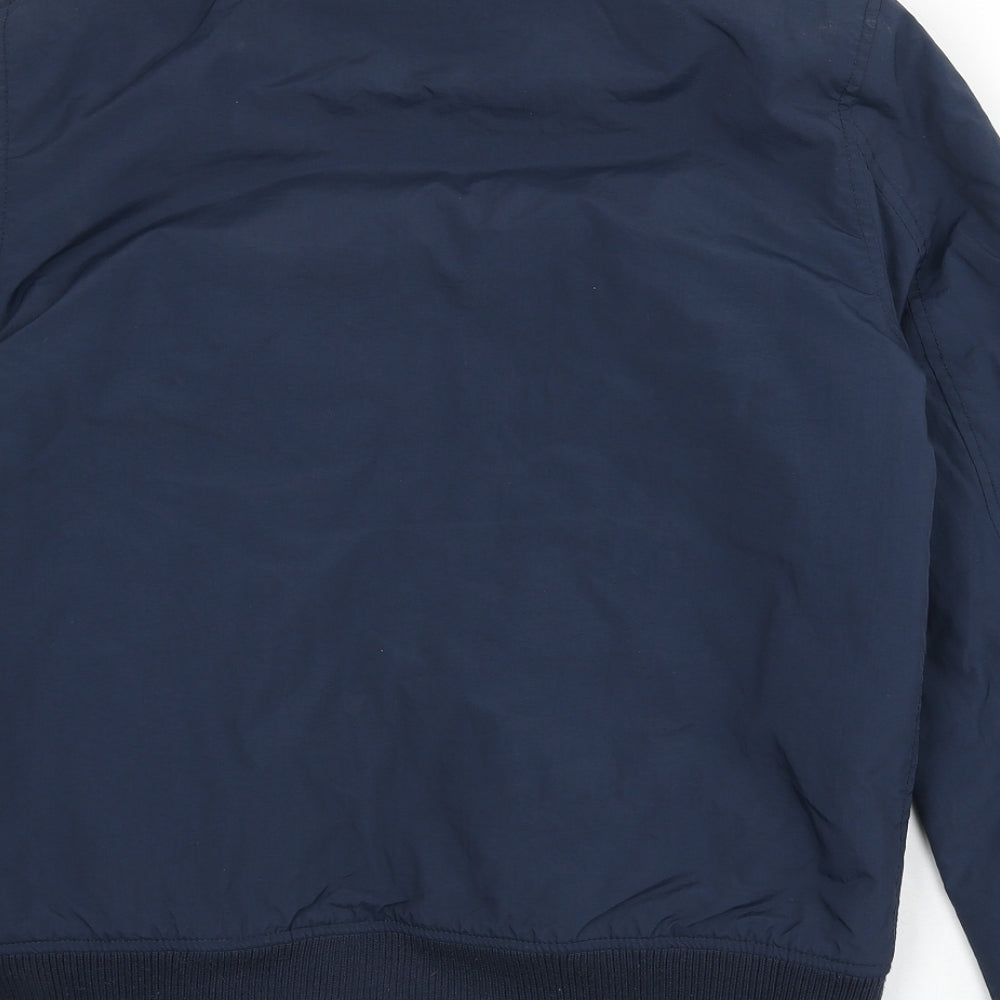 ASOS Mens Blue Bomber Jacket Jacket Size M Zip