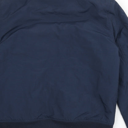 ASOS Mens Blue Bomber Jacket Jacket Size M Zip