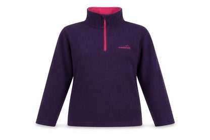 Freedom Trail Womens Purple Polyester Pullover Sweatshirt Size 10 Zip