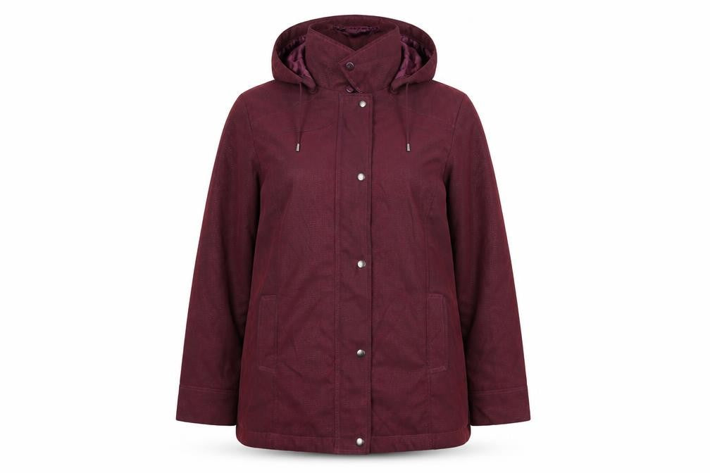 Womens UK Size 14 EWM Red Rain Coat