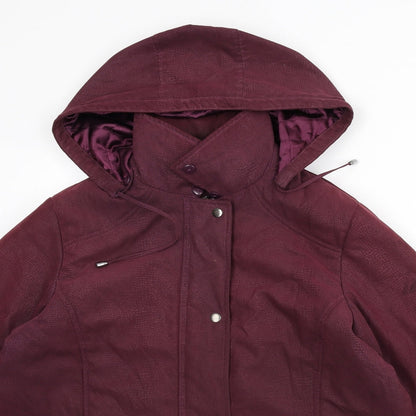 Womens UK Size 14 EWM Red Rain Coat