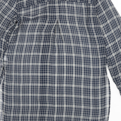 Womens UK Size 6 NEXT Blue Basic Button-Up