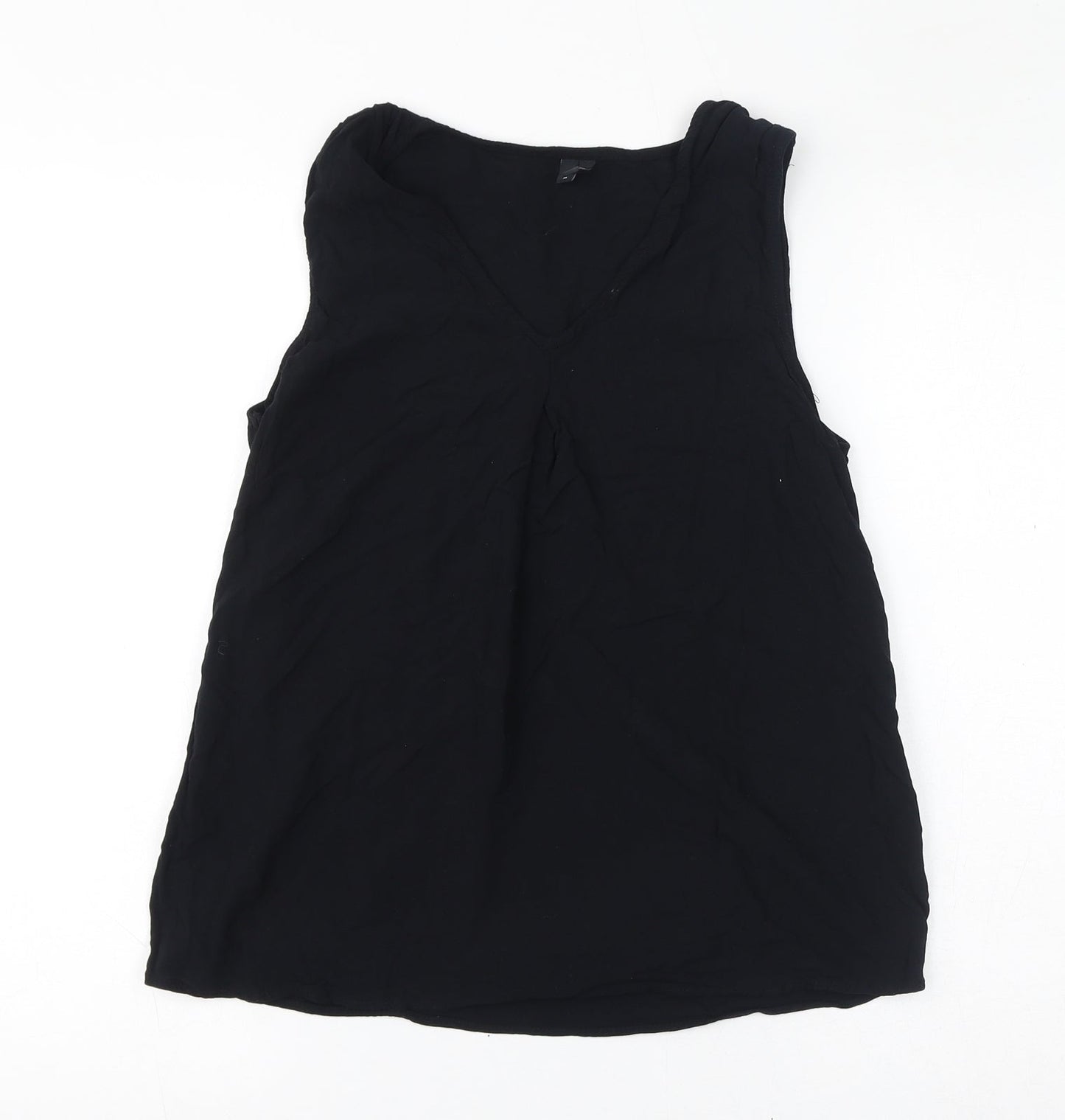 Womens UK Size M VERO MODA Black Basic Tank