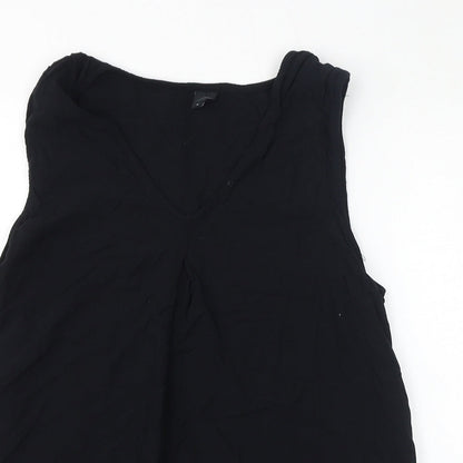 Womens UK Size M VERO MODA Black Basic Tank