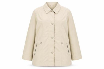 Barbara Labeck Womens Yellow Jacket Size 18 Button