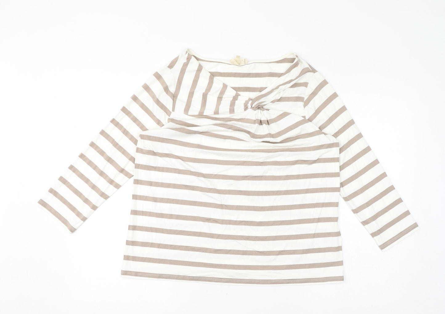 Womens UK Size 18 Phase Eight White Basic T-Shirt