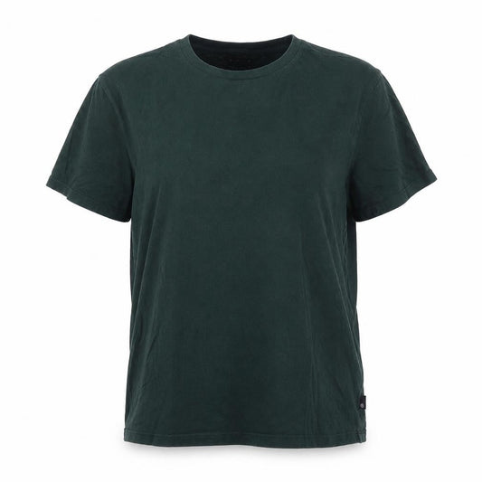 Womens UK Size L Burton Green Basic T-Shirt