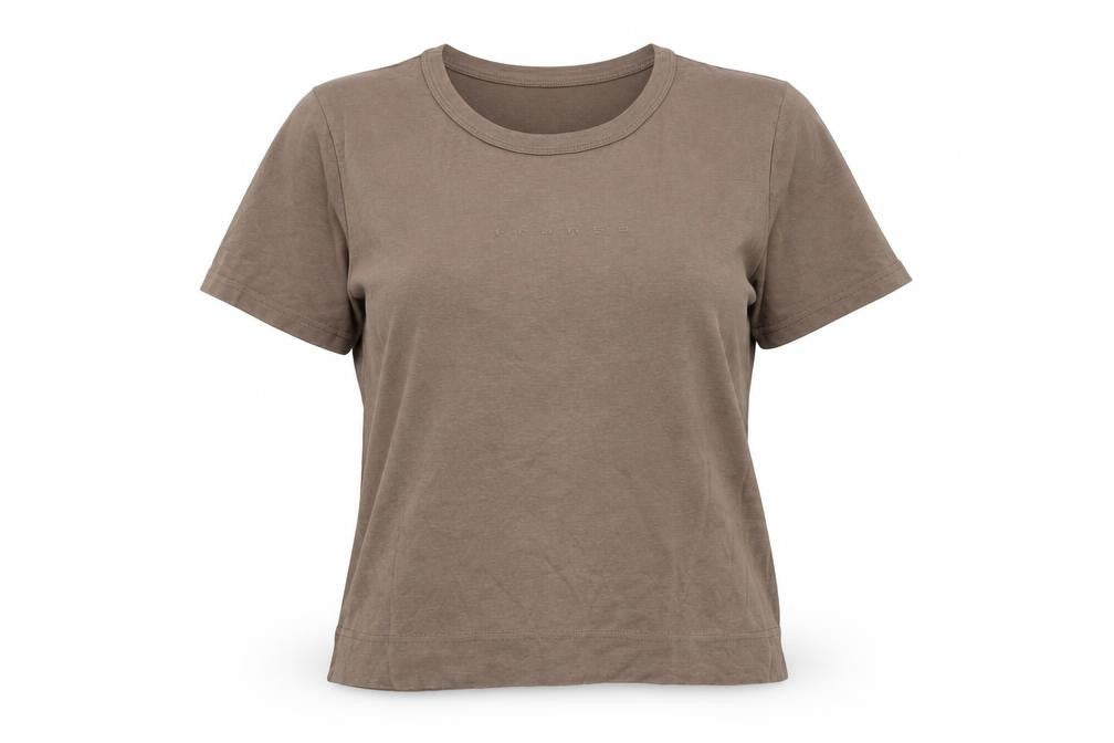 Womens UK Size XL Fransa Brown Basic T-Shirt