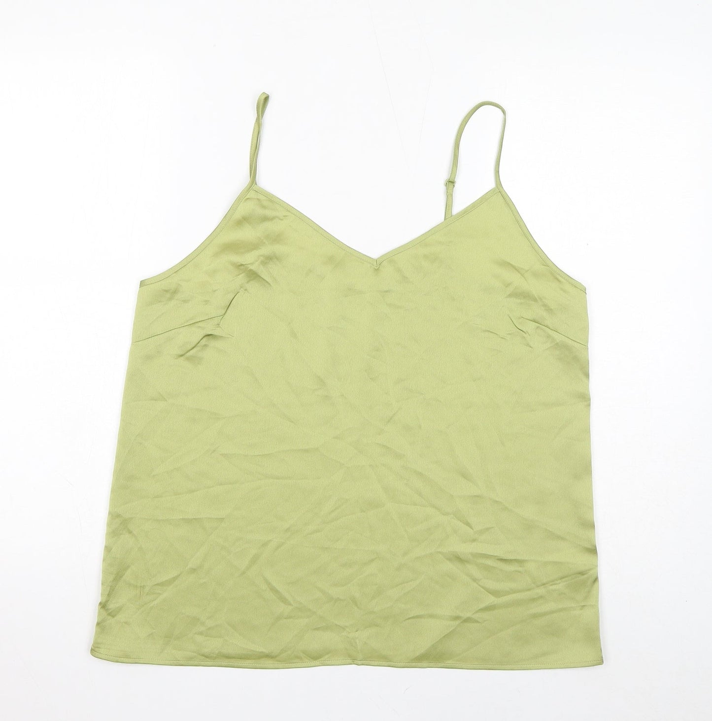Womens UK Size 14 Marks and Spencer Green Basic Tank