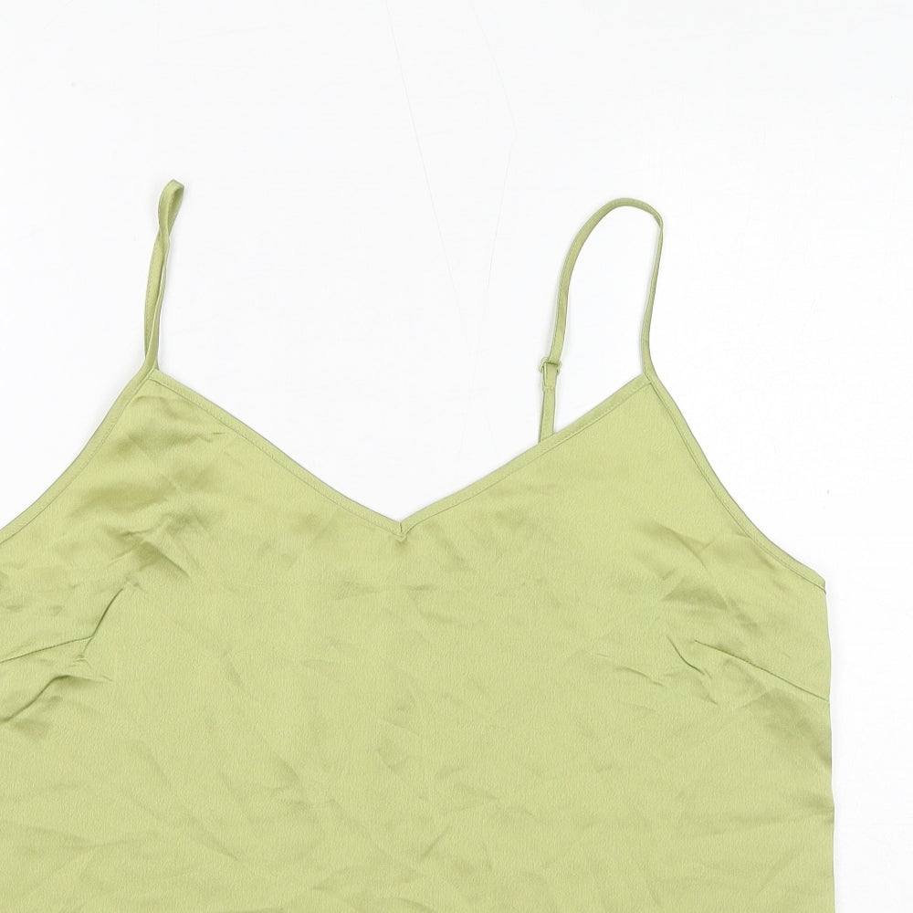 Womens UK Size 14 Marks and Spencer Green Basic Tank